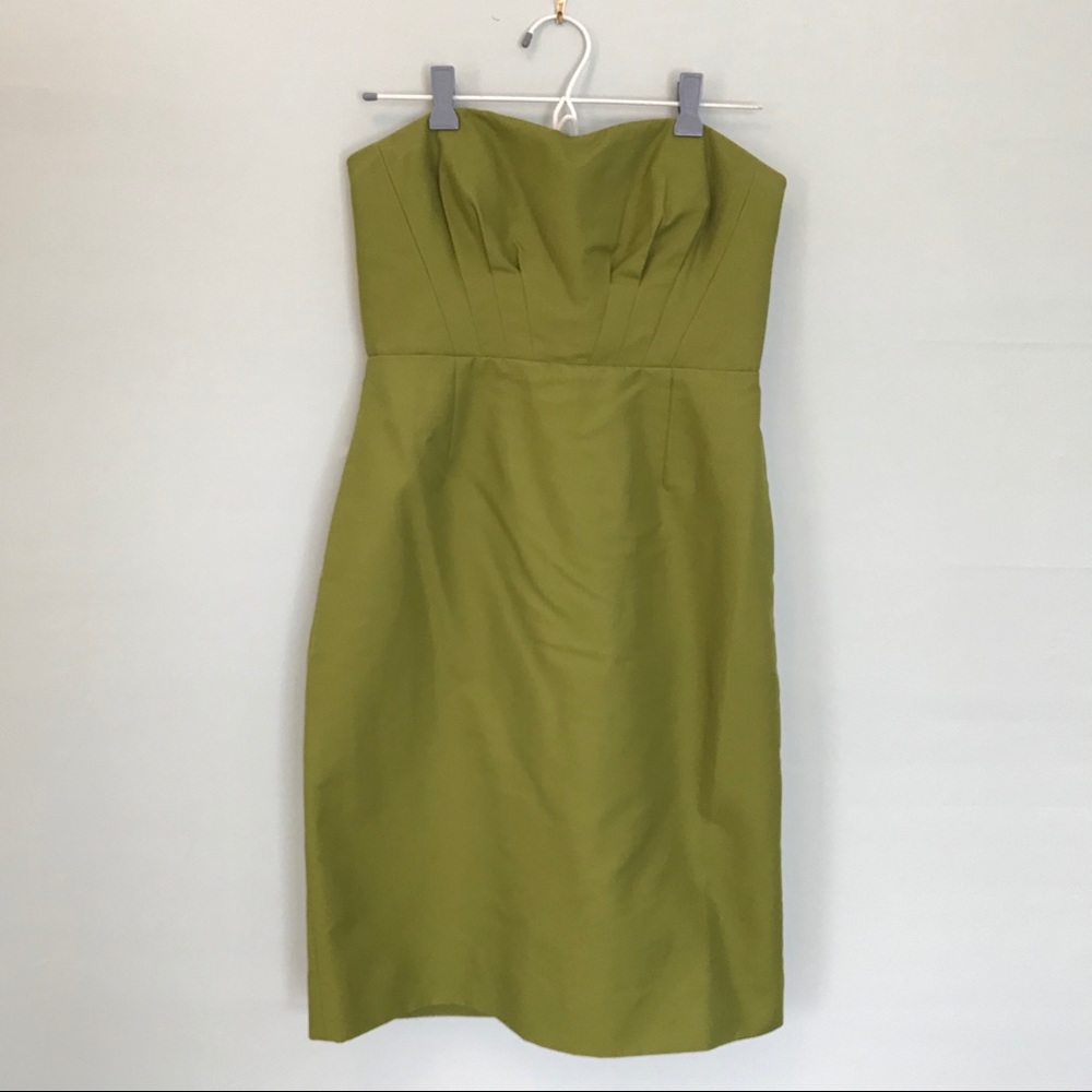 J Crew Cotton Strapless Dress